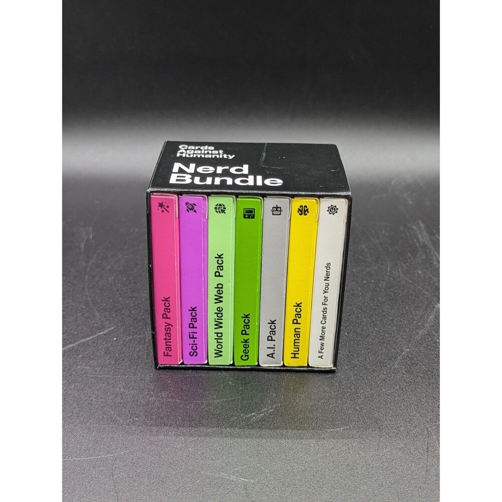 Cards Against Humanity: Nerd Bundle 6 Nerdy Themed Packs + 10 All-New Cards